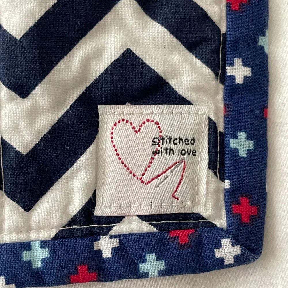 Handcrafted Mickey Mouse Quilt Pieced Patchwork Kids Activity Play Mat Blanket